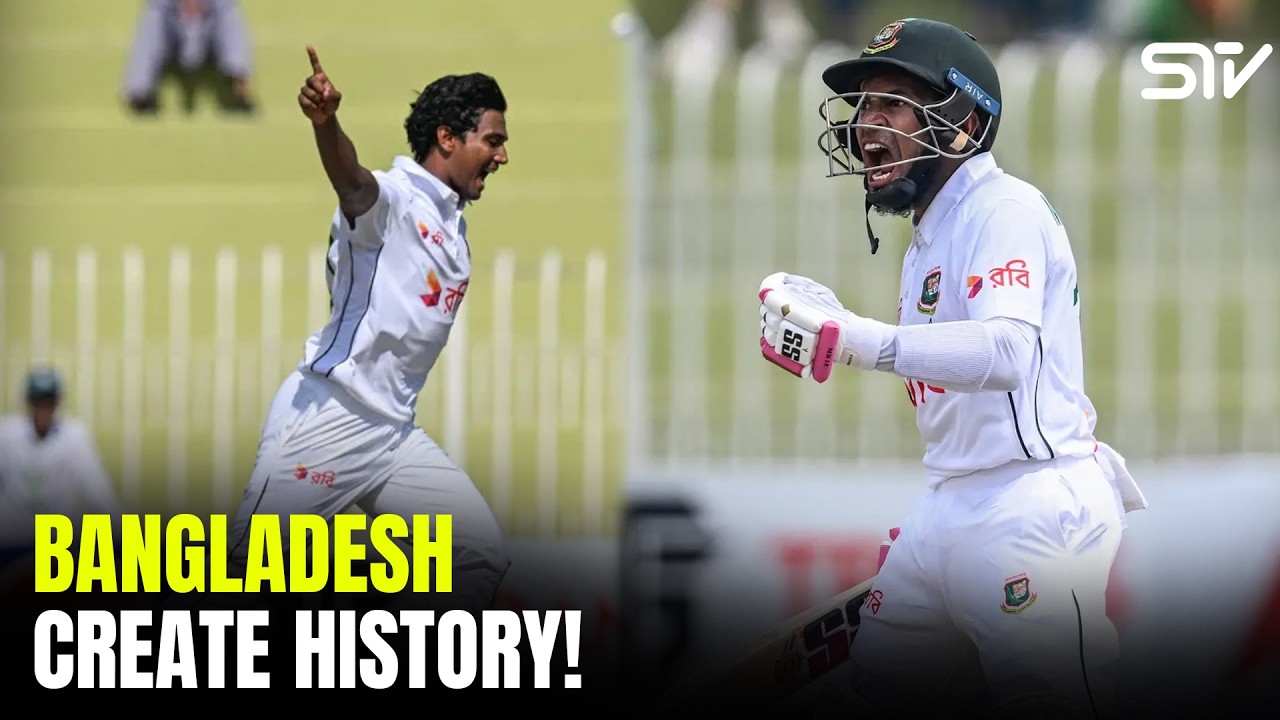 Pakistan vs Bangladesh 2024 | 1st Test Full Match Highlights | Historic Win for Bangladesh | M3L1U