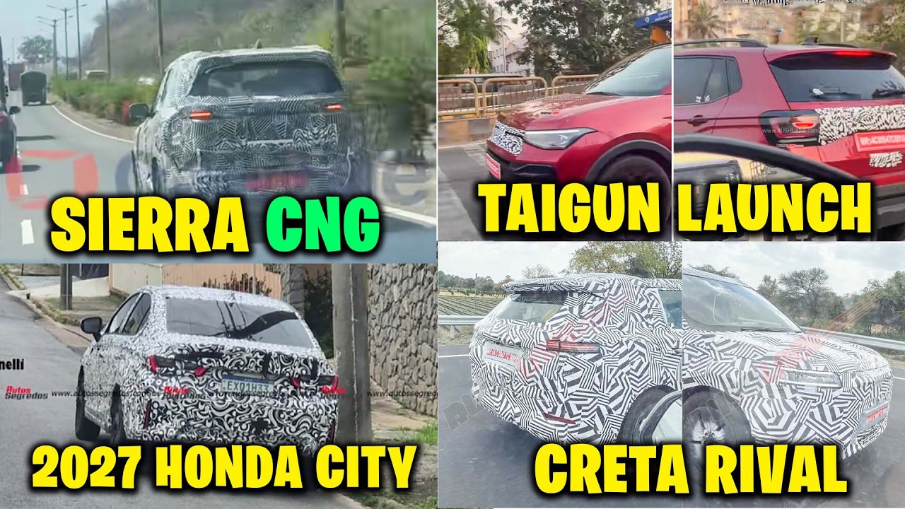 Tata Sierra CNG and AWD | New Creta Rival Spied | VW Taigun Launch