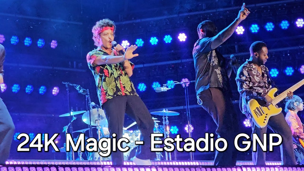 24k Magic @brunomars - Estadio GNP (10 de agosto) Ciudad de México