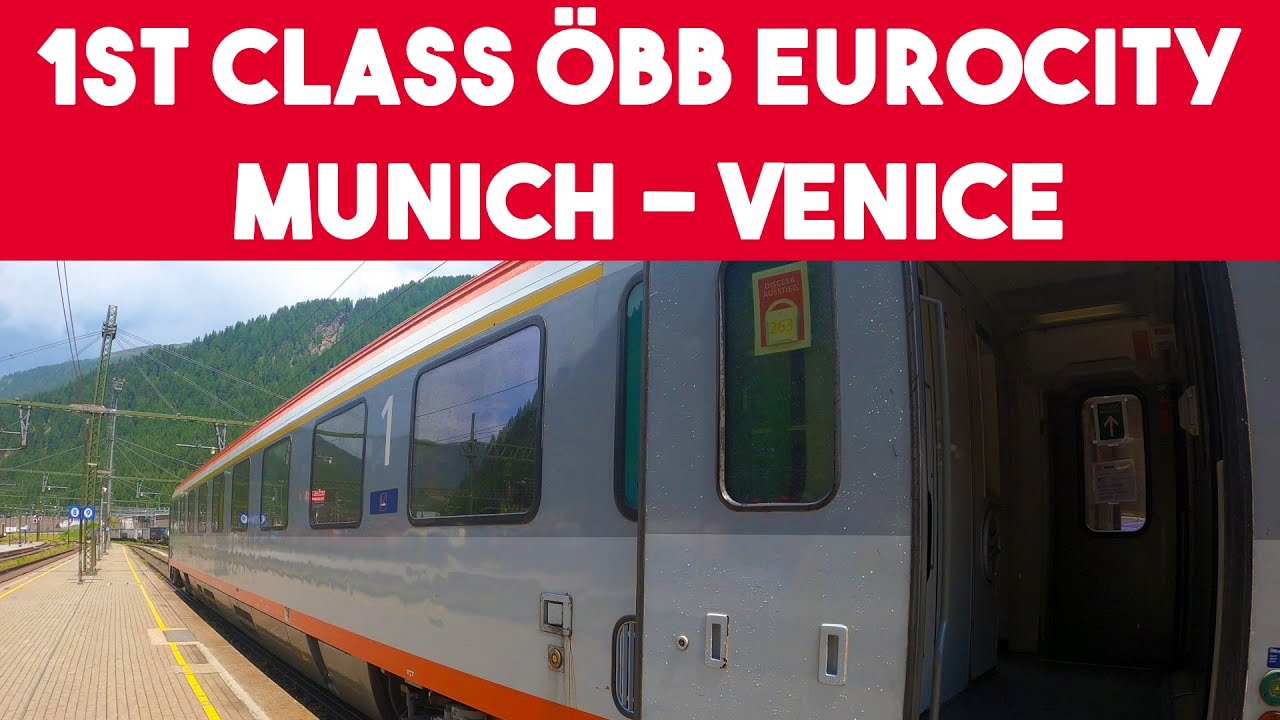 Pociąg &Ouml;BB Eurocity: Monachium do Wenecji (Niemcy - Włochy)