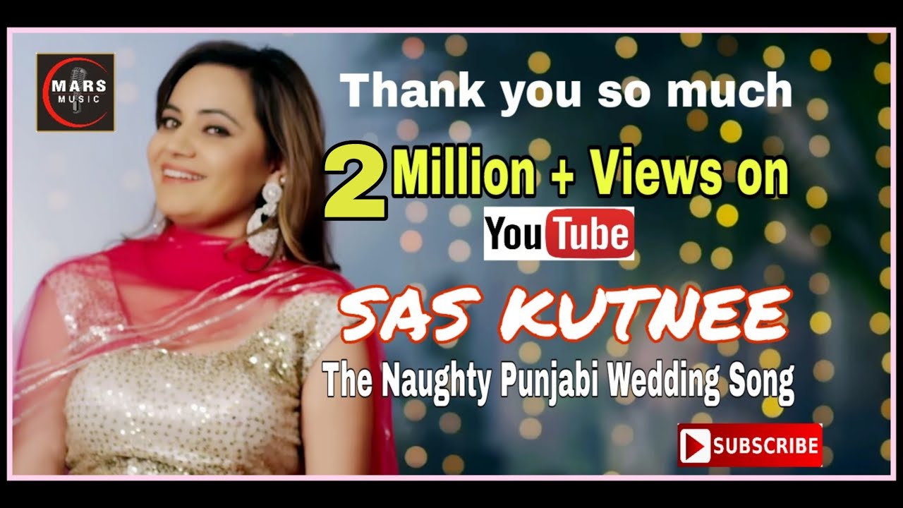 Sas Kutnee | Meenu Chaturvedi | Punjabi Wedding Song 2022 | Latest Punjabi Song | Punjabi Dance |