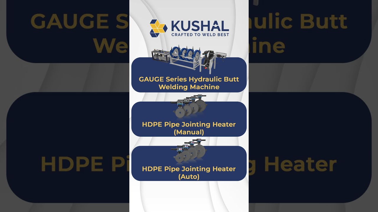 Electrofusion to Butt Fusion and Hydraulic Welding solutions
