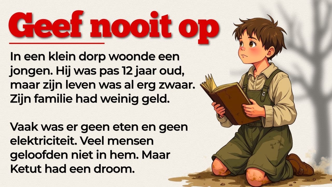 De jongen die nooit opgaf | Learn Dutch with Stories (A1-A2)
