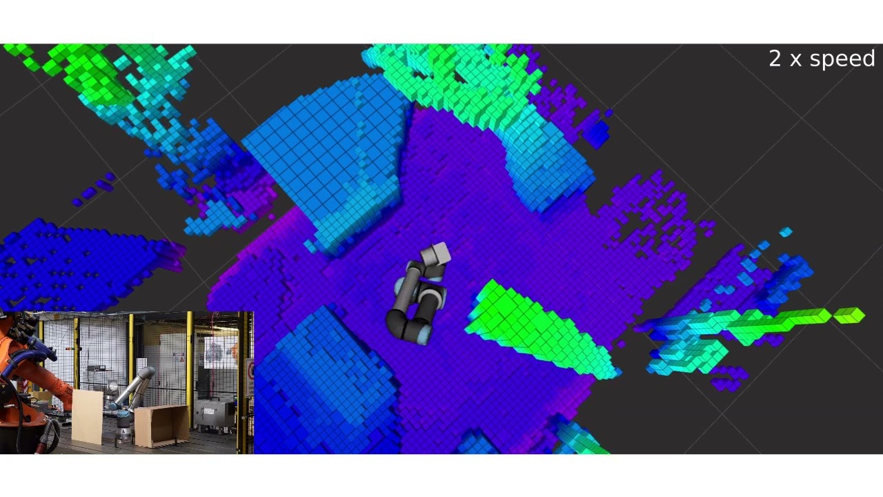 Autonomous Workspace Exploration for industrial Robots