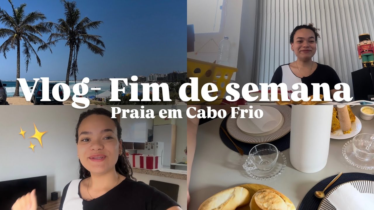 🎄COMPRAS de NATAL e Praia em Cabo Frio | VLOG de Fim de Semana ✨