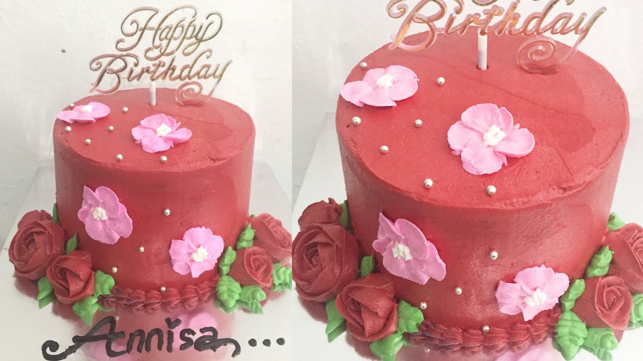 Cara membuat bunga mawar dengan buttercream mudah dan hasil rapi