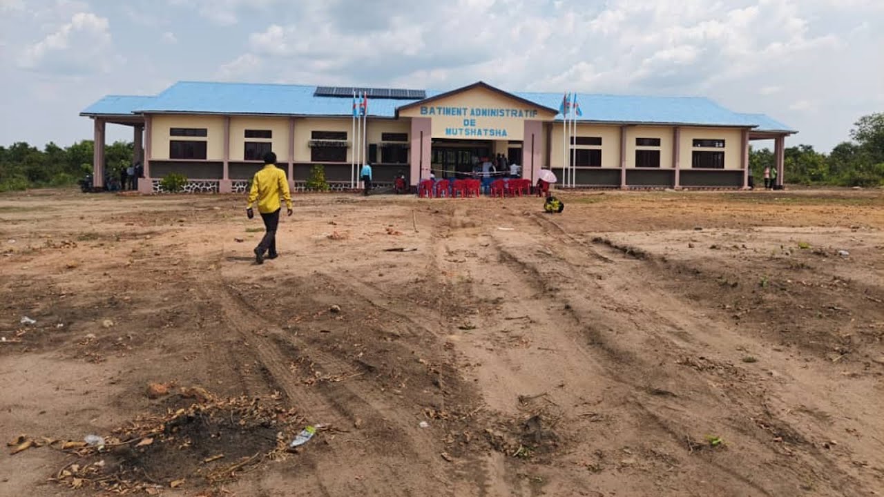 #RDC #PDL145T : Réception provisoire du Bâtiment Administratif de MUTSHATSHA / Province du Lualaba.