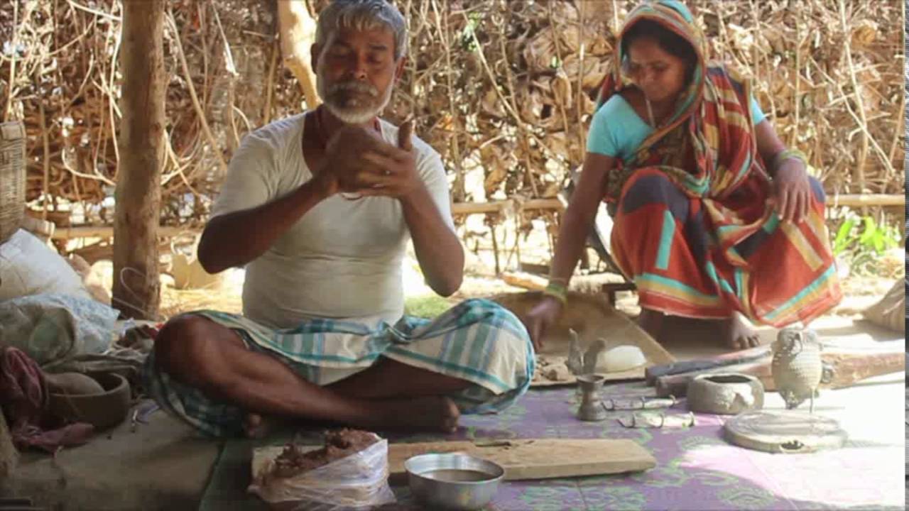Dokra(lost wax method) making Process in bengal