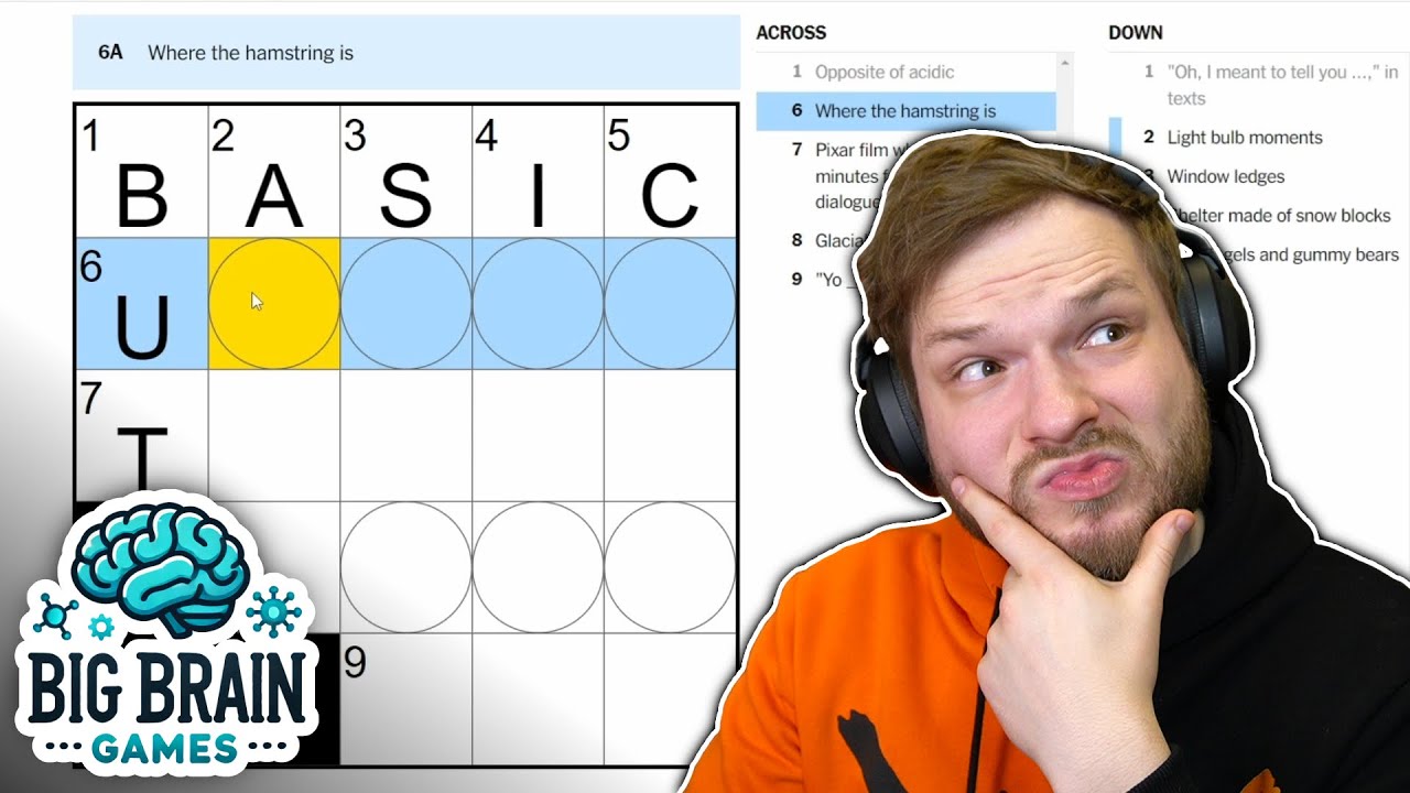 What Does This Crossword Clue Mean?! - Big Brain Daily games