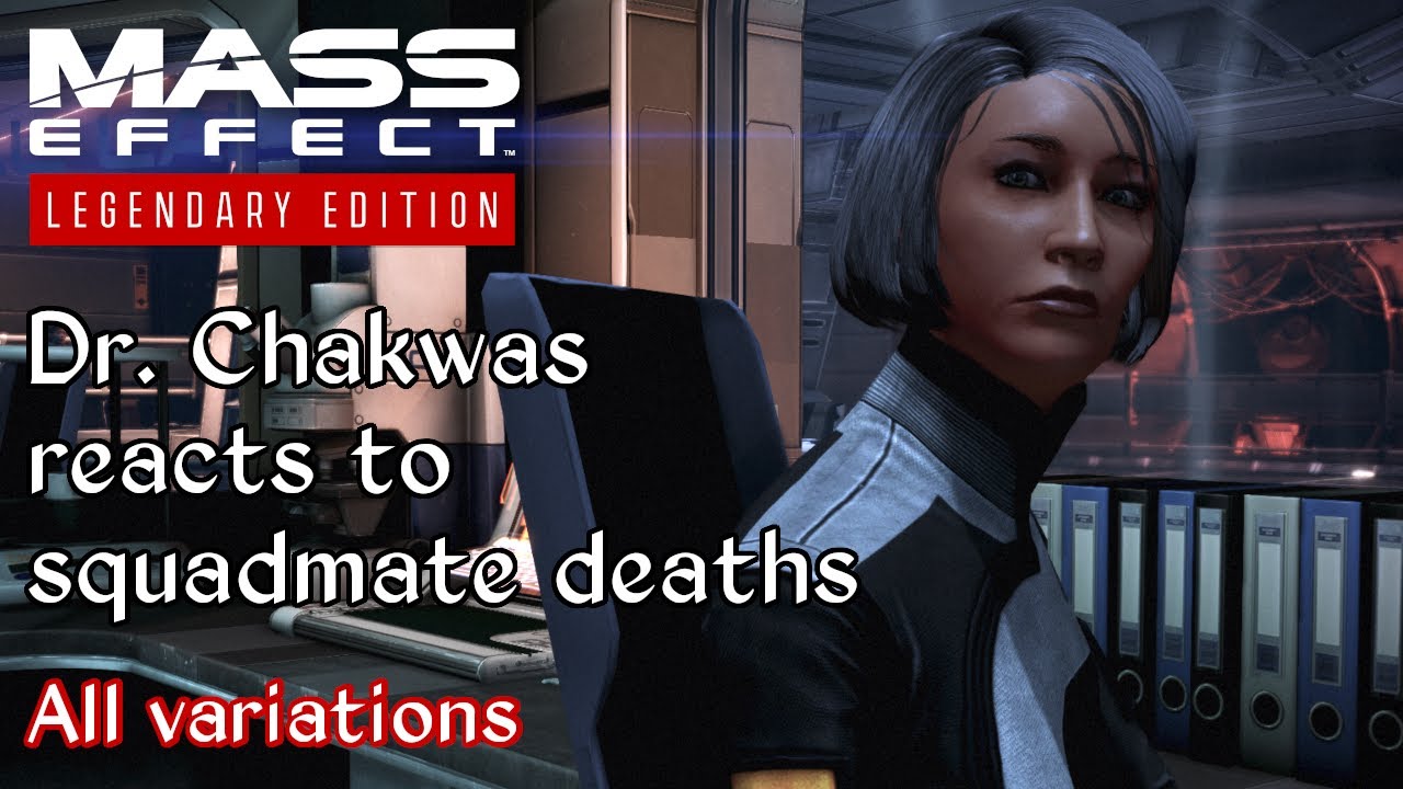 Mass Effect 3 - Dr. Chakwas and Dr. Michel react to squadmate deaths - All variations