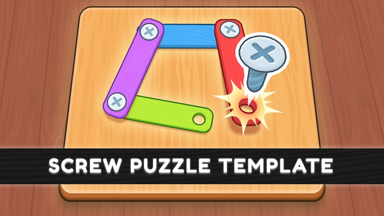 Screw Puzzle | Template Demonstration