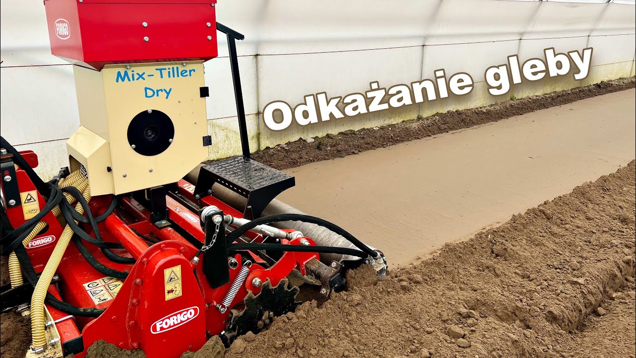Odkażanie / sterylizacja gleby | New Holland T3.80LP + Forigo Mix Tiller Dry