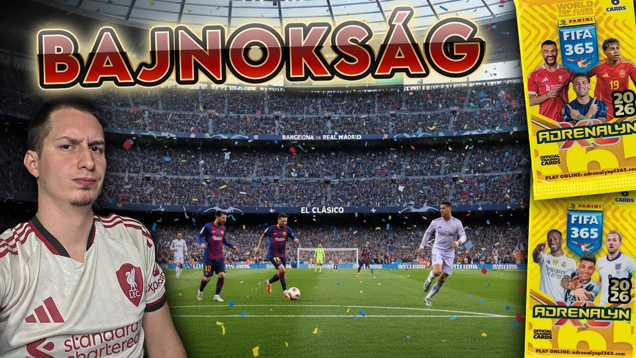 Panini Adrenalyn XL FIFA 365 2026 - Bajnokság 11. Forduló | Nagy Meccsek, sok góllal!