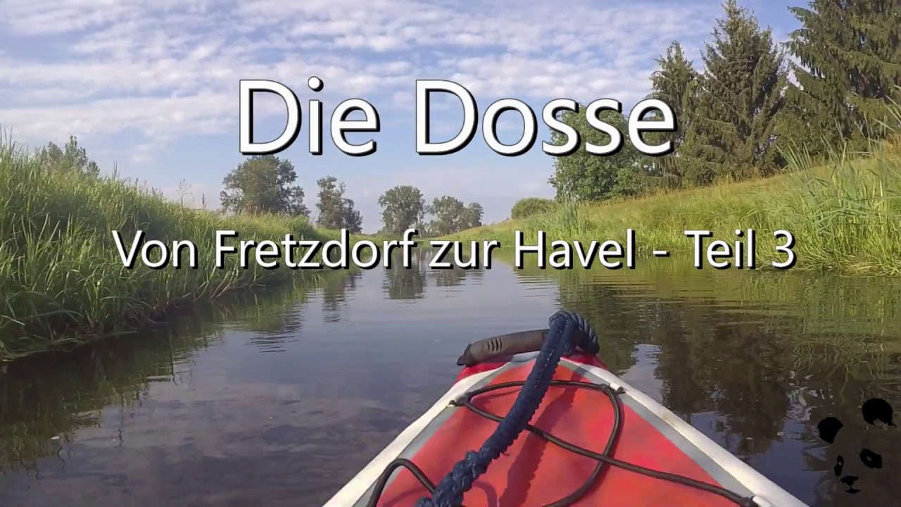 Dosse Kajak Tour paddeln mit Kxone Slider 485 - Teil 3