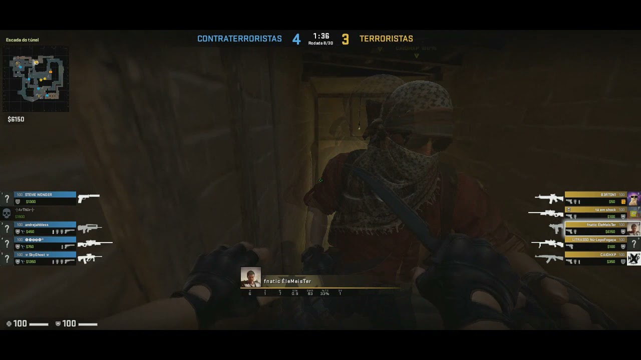 POV melhores momentos no CS:GO (primeiro jogo MD10) - #1