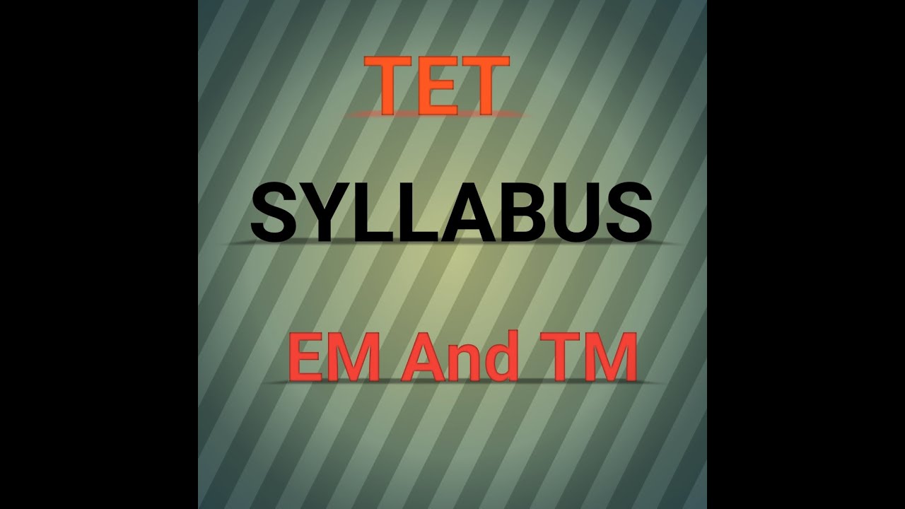 #Tet // #Tetsyllabus//#Tstet //#Tet2021// #Tetsyllabusenglishmedium #Tetsyllabustelugumedium
