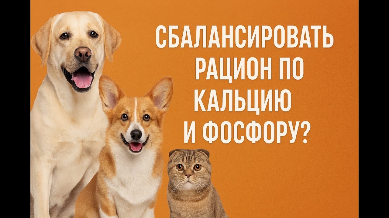 Балансировать рацион собаки или кошки по кальцию и фосфору многие боятся. Не надо - это не  сложно.