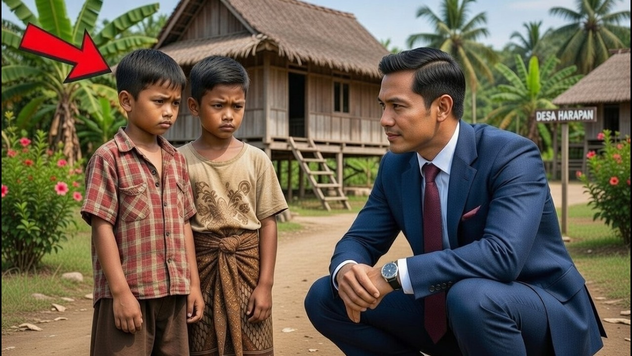 JUTAWAN YANG TAK BISA PUNYA ANAK MENEMUKAN ANAK KEMBAR TERLANTAR DI GUBUK TUA