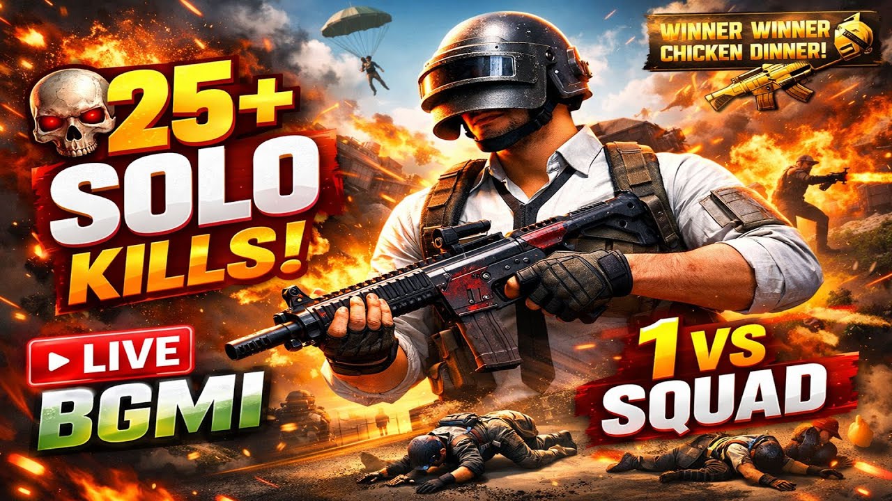 NI HORA ALADIN KE CHIRAG !! BGMI LIVE 🔴 | 25+ SOLO KILLS 😱