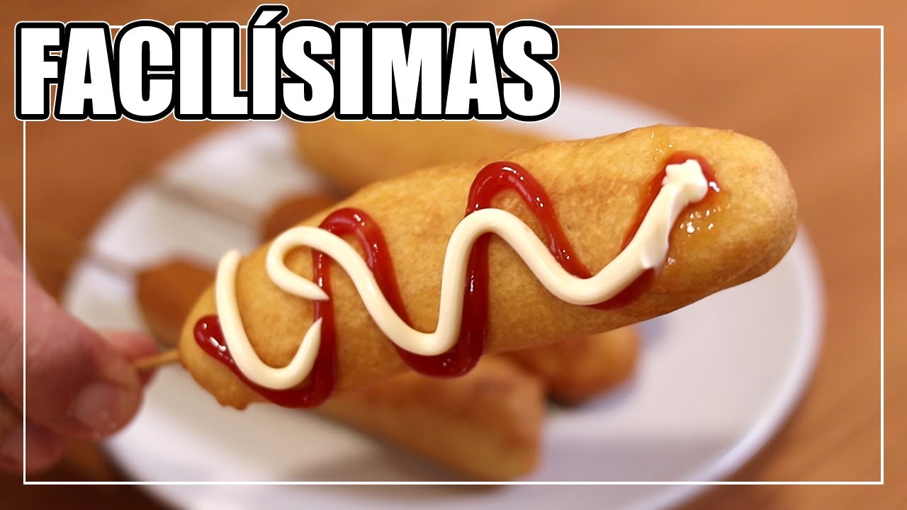 Salchichas Empanizadas o BANDERILLAS | Receta Rápida y Fácil