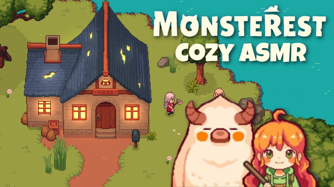 ASMR 👹 Running a Cozy Inn for Monsters! 🏨 Whispered Gaming for Sleep & Relaxation