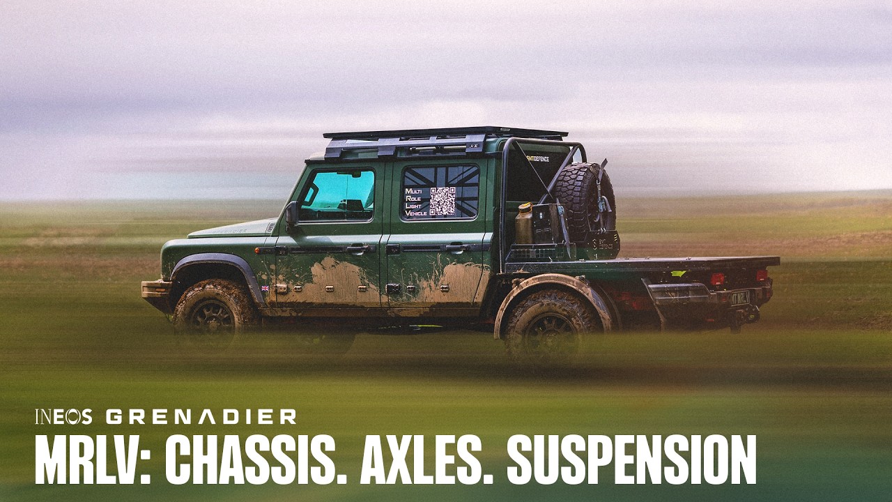 INEOS Grenadier Multi-Role Light Vehicle: Chassis. Axles. Suspension.