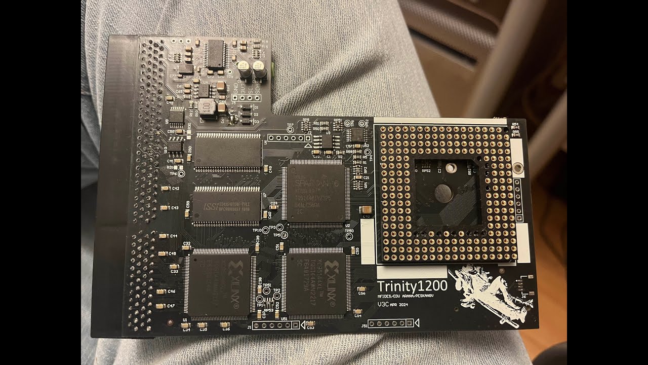 Trinity 1260 . Paula and 16bits Music Port audio card Passthrough