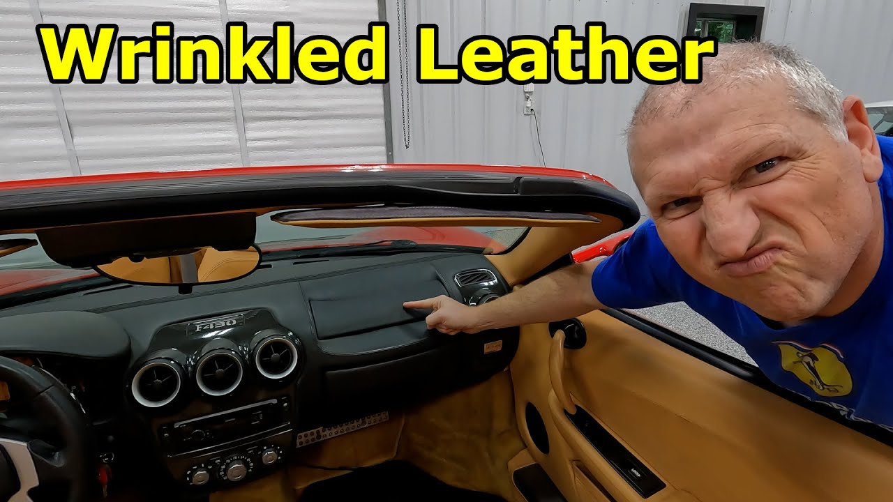 Fixing the Leather Airbag Cover on a Ferrari F430