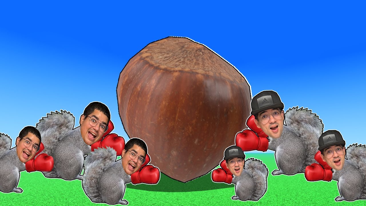 CRIAMOS UM EXÉRCITO DE ESQUILOS PARA QUEBRAR A AVELÃ GIGANTE!!