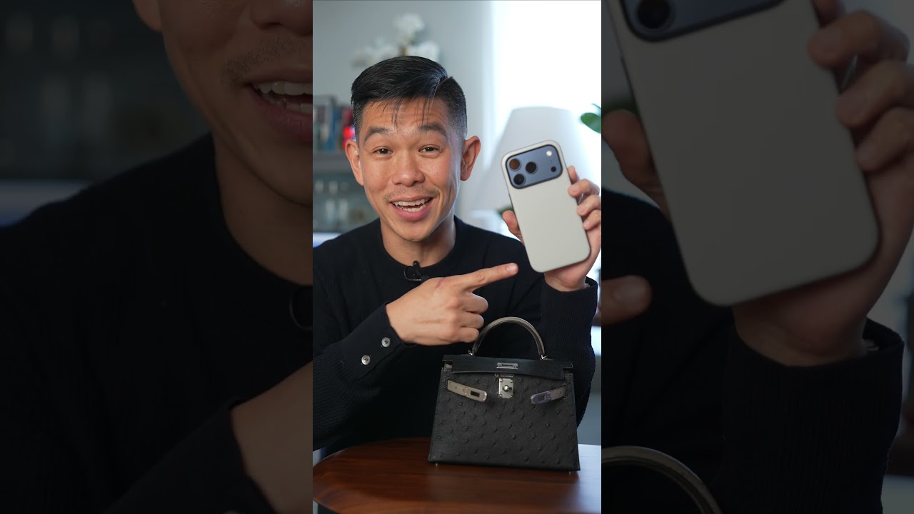 Kt&oacute;ry iPhone zmieści się w Mini Kelly? #apple #iphone17 #iphoneair #hermes #minikelly