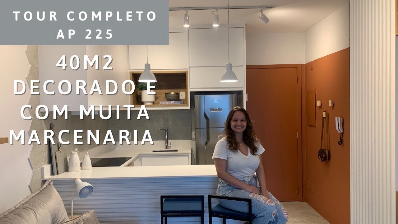 TOUR - 40M2 - DECORADO E COM MUITA MARCENARIA - AP 225
