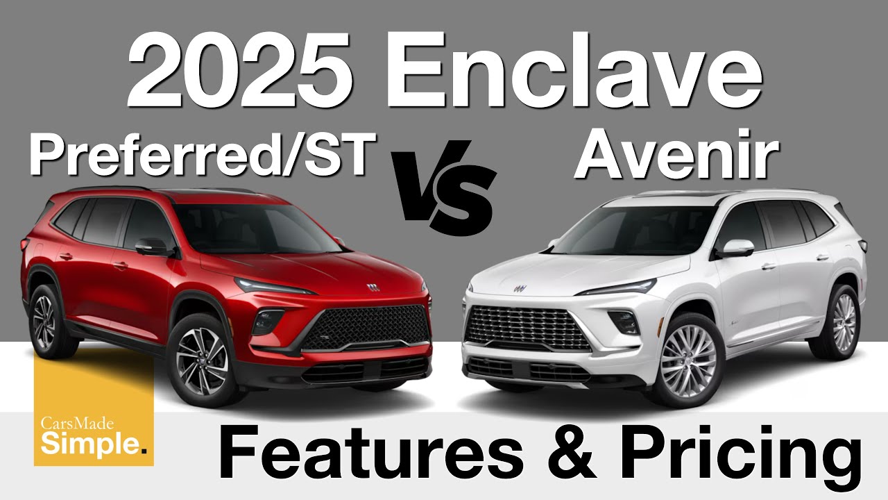 Buick Enclave Preferred 2025 года против Avenir | Анализ характеристик и цен!