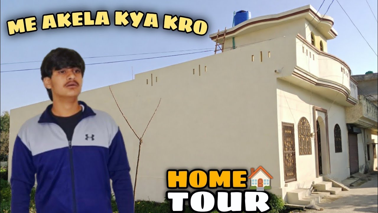 Ghar Wale Muje Ghar Mein Akela Chor Gy ☹️ Home Tour 😀