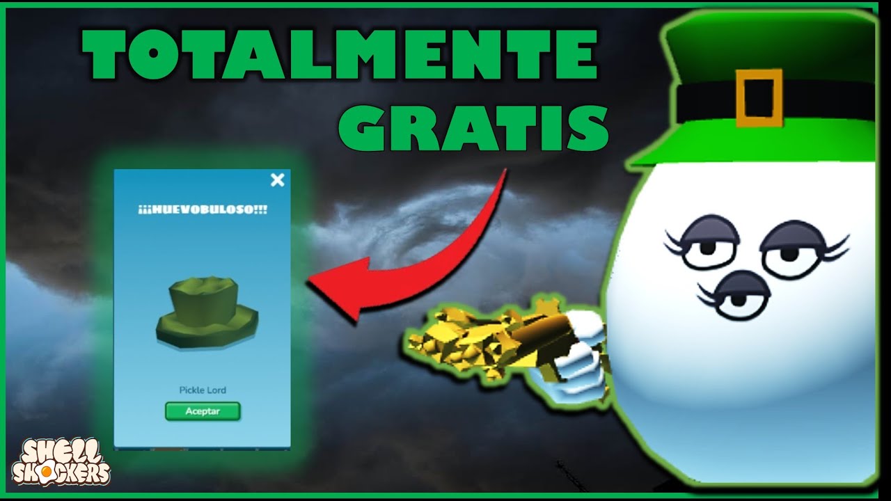 RAPIDO!! Consigue Este Item Gratis *PICKLE LORD* en Shell Shockers 