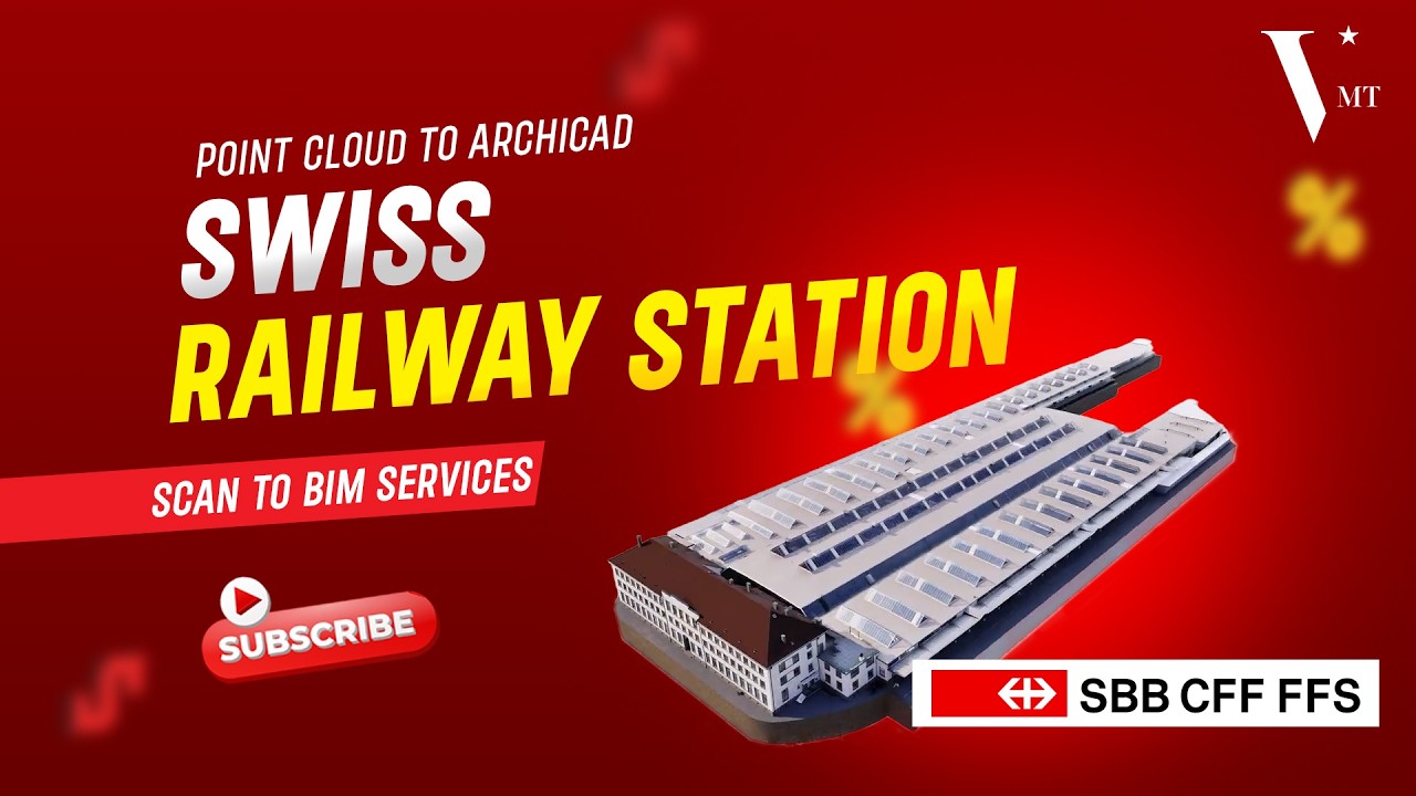 Point Cloud to Archicad: Modeling a Major Swiss Railway Station (SBB)