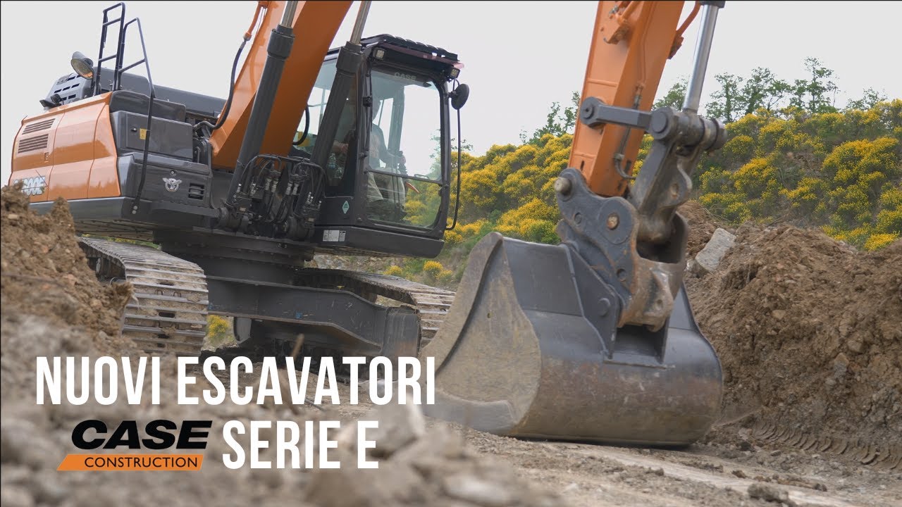 Nuovi escavatori Case Serie E