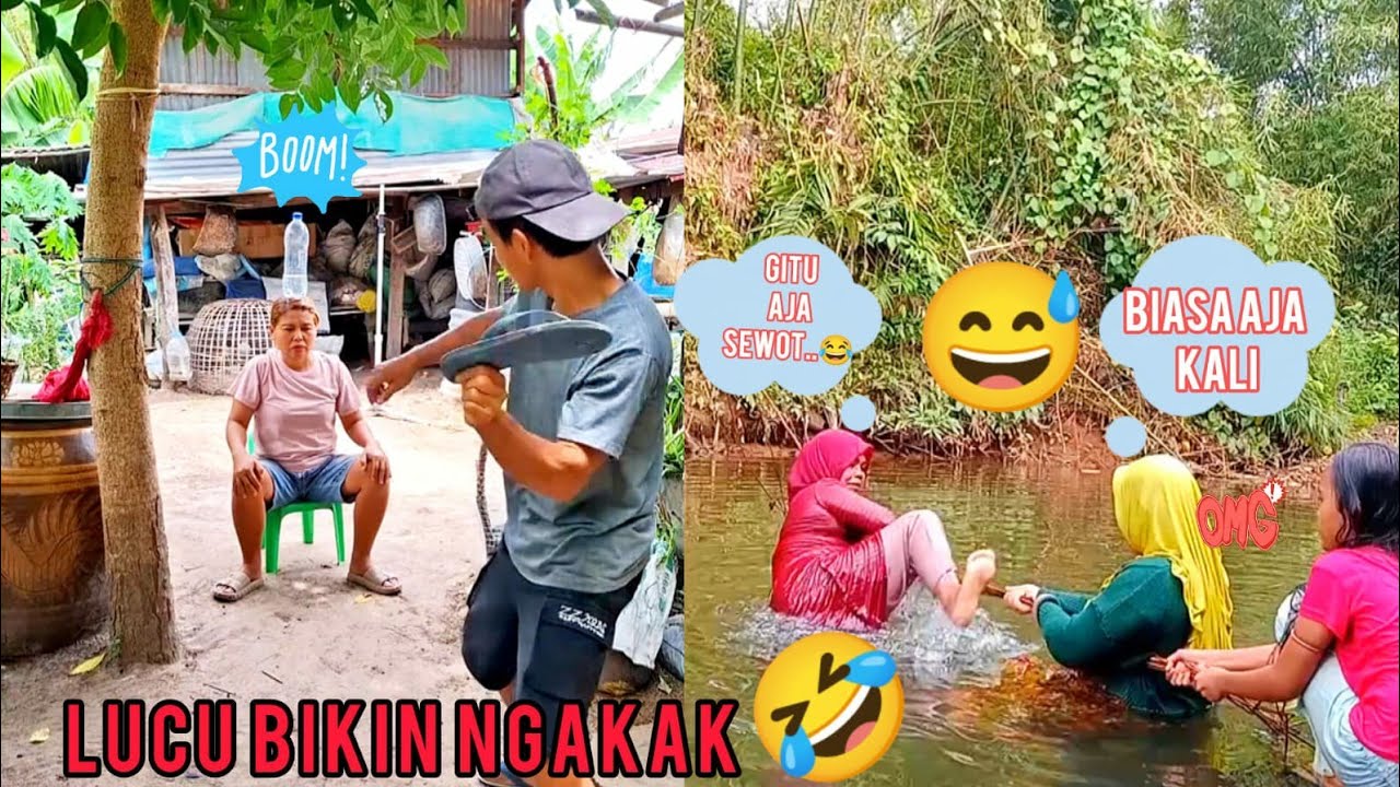 Drama vidio lucu terbaru 🔴Mak Mak vs tukang bakso bikin ngakak