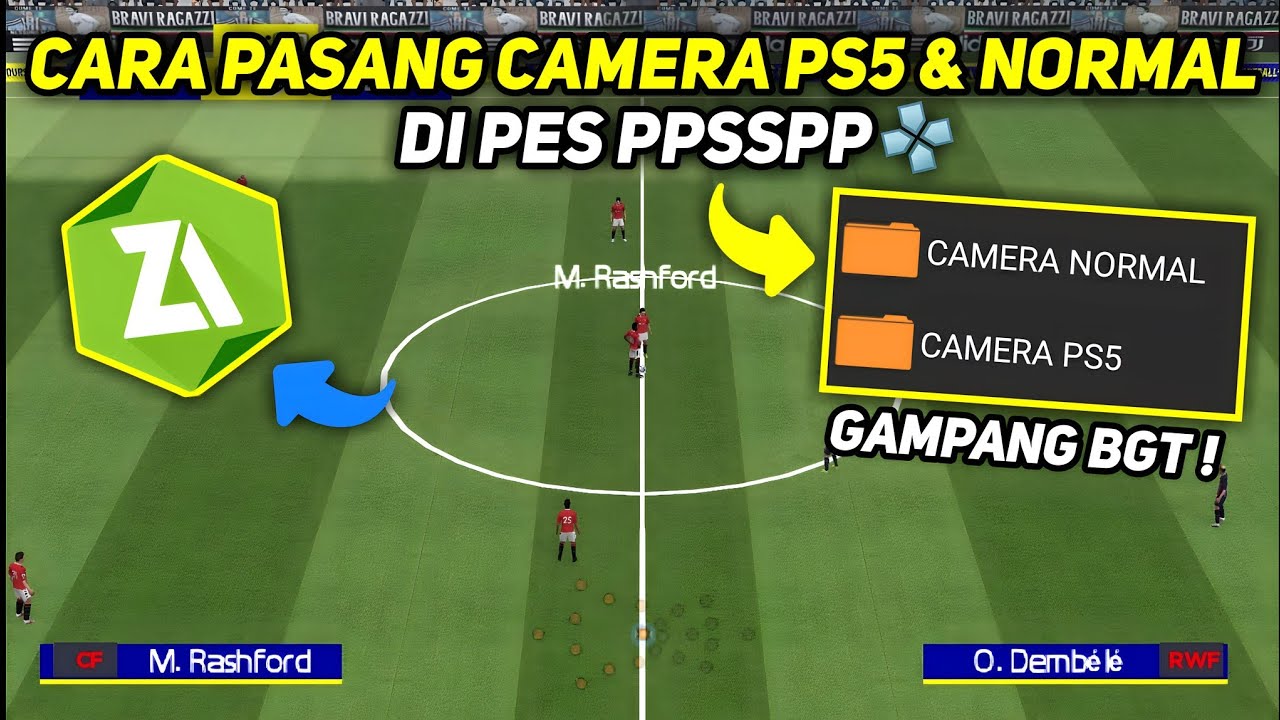 How to Set Up PS5 and Default Camera Angles in PES PPSSPP, It&rsquo;s So Easy!