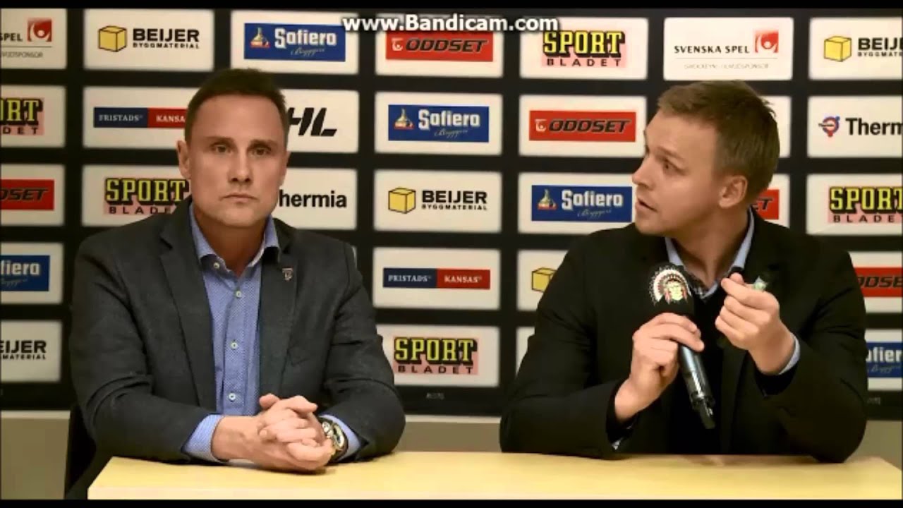 Roger R&ouml;nnberg och Bert Robertsson blir f&ouml;rbannade p&aring; varandra | Fr&ouml;lunda-Skellefte&aring; SHL 2014/2015 |