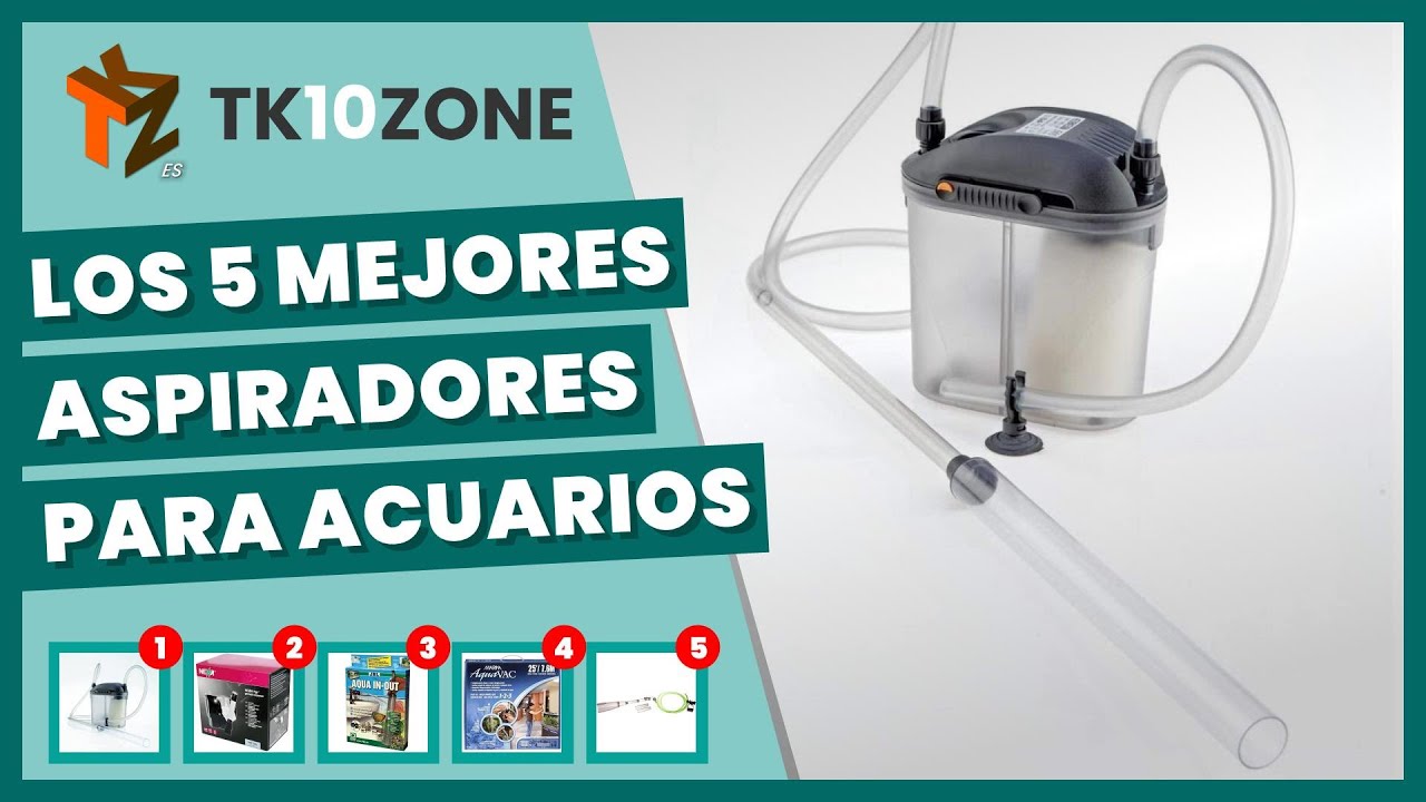 Los 5 mejores aspiradores para acuarios