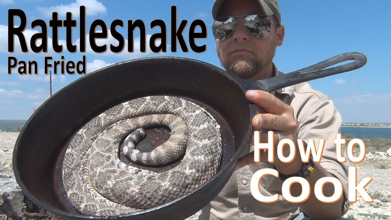 Pan Frying Rattlesnake