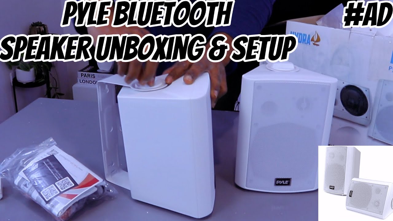 PYLE  Indoor and Outdoor Bluetooth Speaker Unboxing and Setup Review