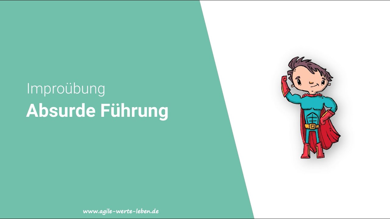 Absurde F&uuml;hrung #improve #teambuildingexercises  #improv #exercise #improvisation