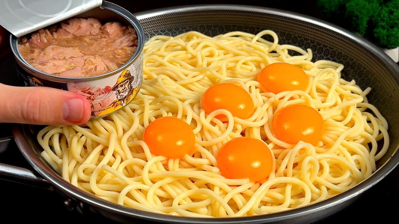 Do you have pasta, eggs and tuna? This budget recipe is surprisingly delicious!