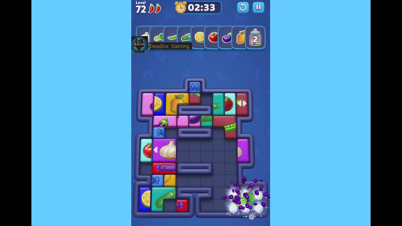Picture Block Jam Level 72 Very Hard. Walkthrough Gameplay