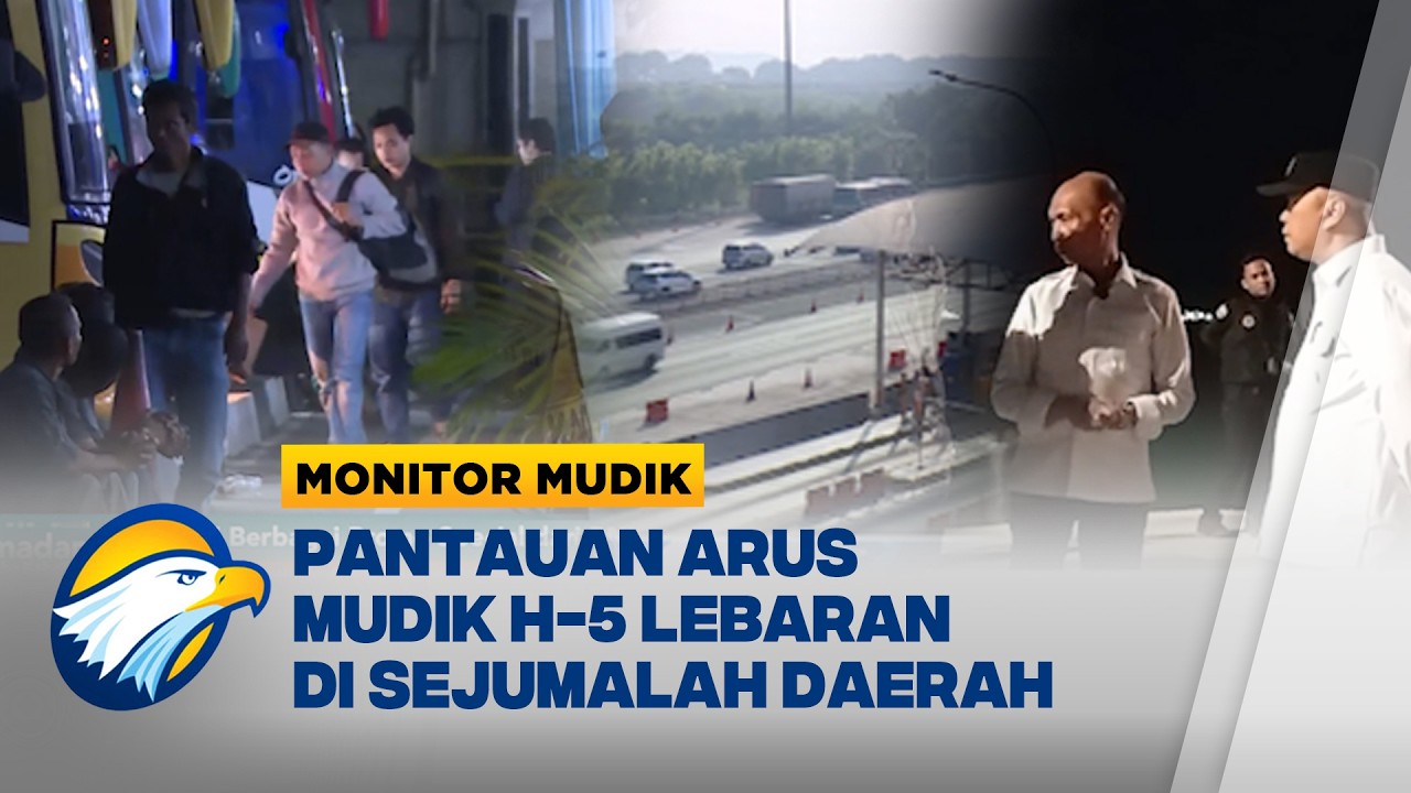 Arus Mudik H-5 Lebaran di Kampung Rambutan, GT Cikatama & BBJ Bojonegara - [Monitor Mudik]