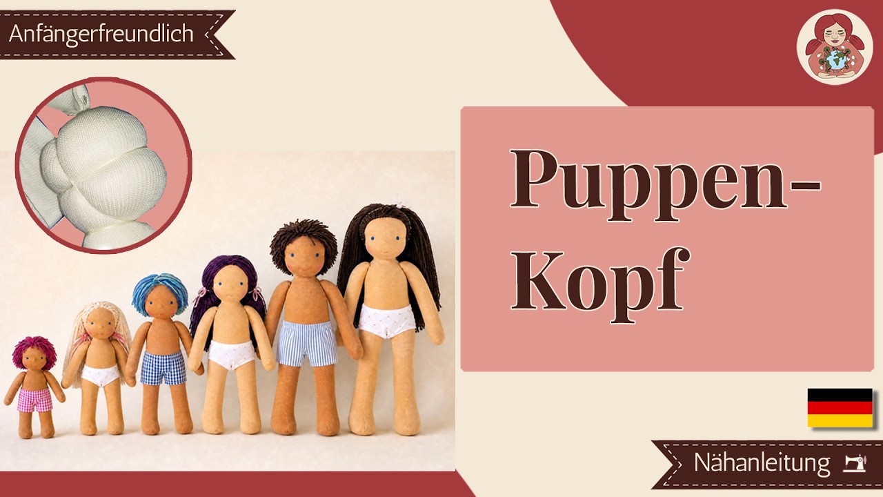 DIY | (Waldorf-) Puppenkopf Videoanleitung | Sami Doll Tutorials