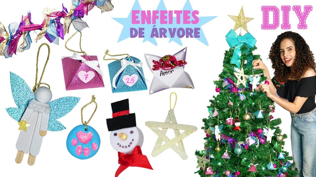 ESPECIAL NATAL #2: ENFEITES DE ÁRVORE DE NATAL | Paula Stephânia