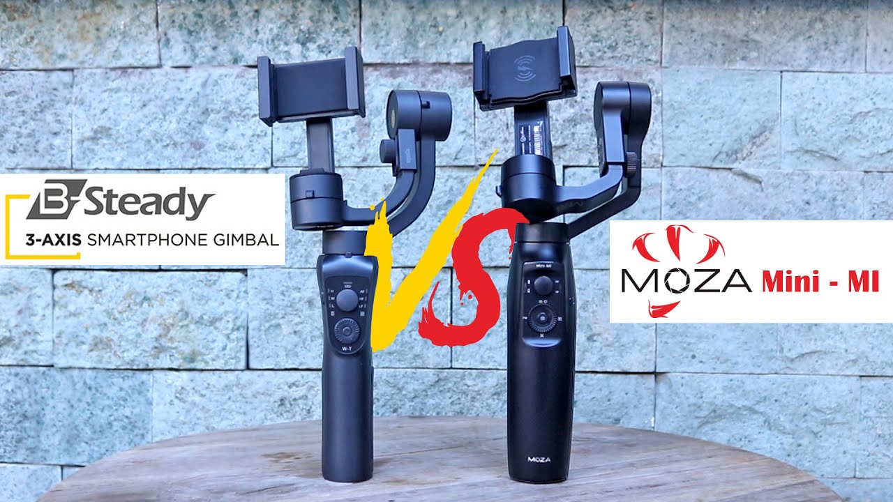 Brica BSteady VS Moza Mini Mi: 2 GIMBAL MURAH mending mana?