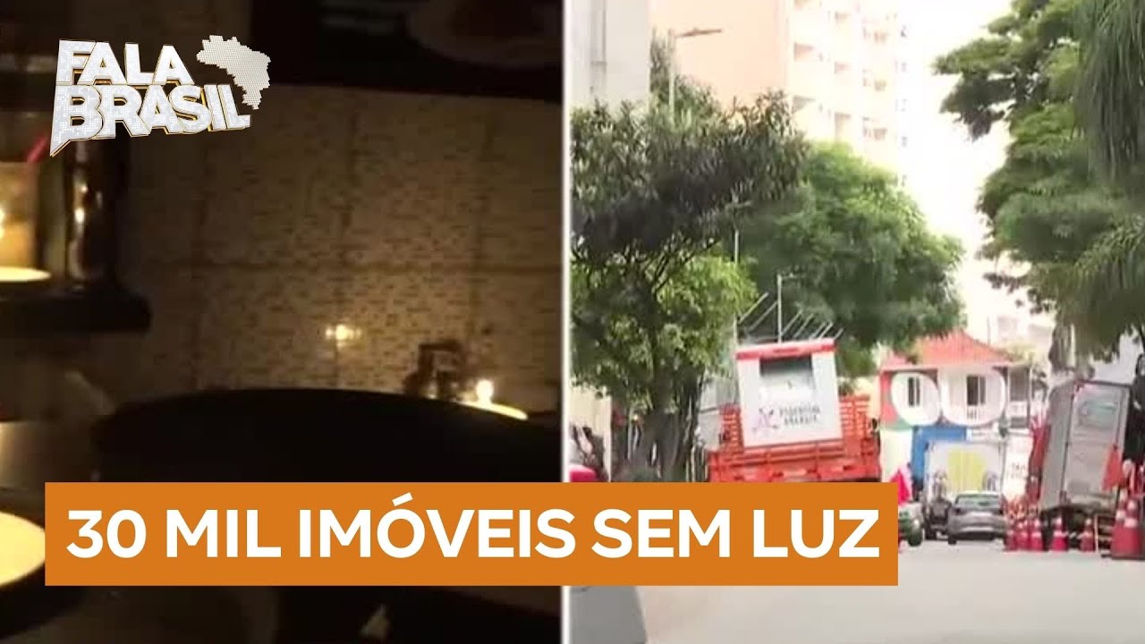 Apagão atinge região central de São Paulo por 24 horas